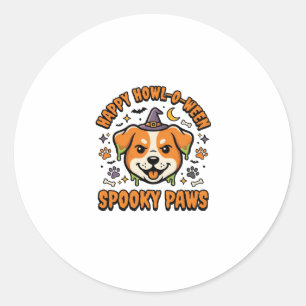 Adesivo Patas Assustadoras de Cachorro no Halloween