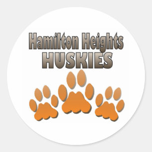 Adesivo Patas de Huskie das alturas de Hamilton