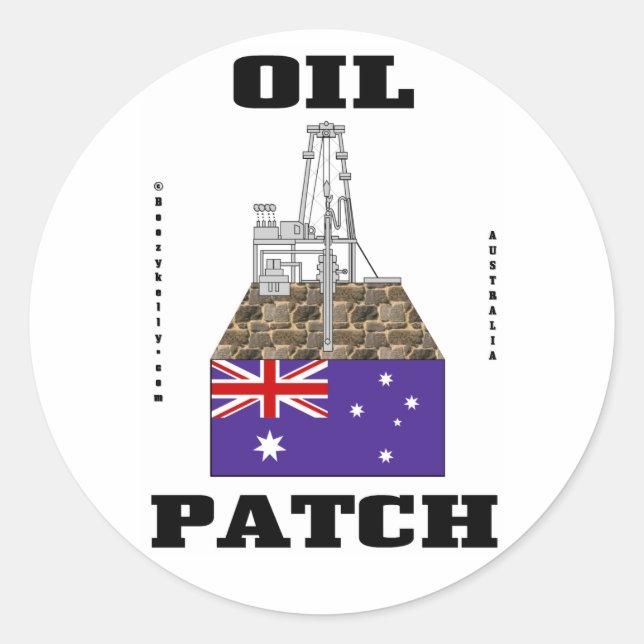 Adesivo Patch de Petróleo da Austrália,Decal,Presente de C (Frente)