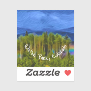 Adesivo Patch do arco-íris do Winter Park