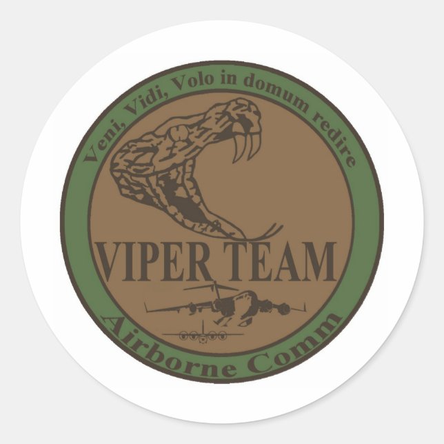 Adesivo Patch do grupo de viper subjugado (Frente)