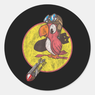 Adesivo Patch Do Piloto De Combate Da Segunda Guerra Mundi