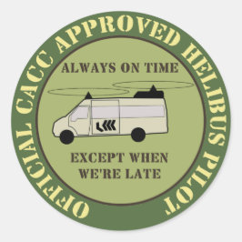 Adesivo Patch do piloto Helibus de 7,6 cm