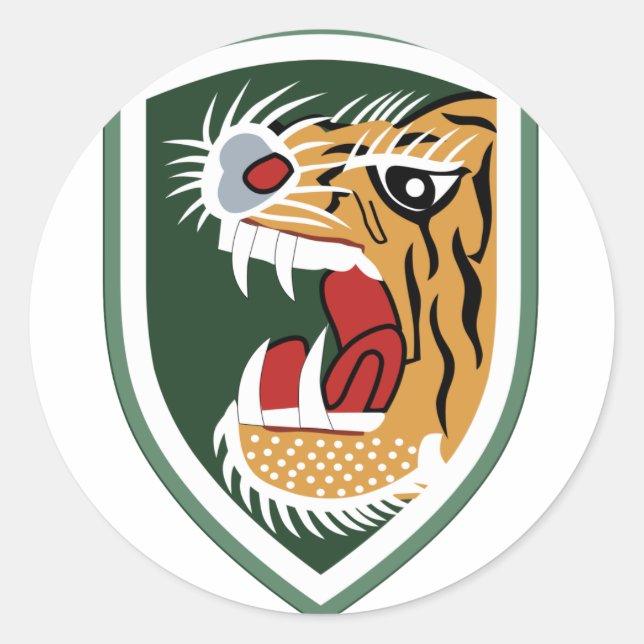 ADESIVO PATCH MILITAR DA DIVISÃO MILITAR DA REPÚBLICA DA C (Frente)