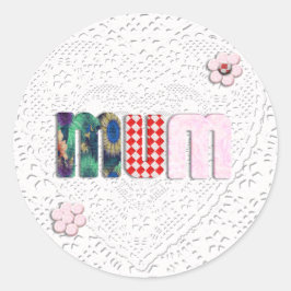 Adesivo Patches 'MÃE' no local