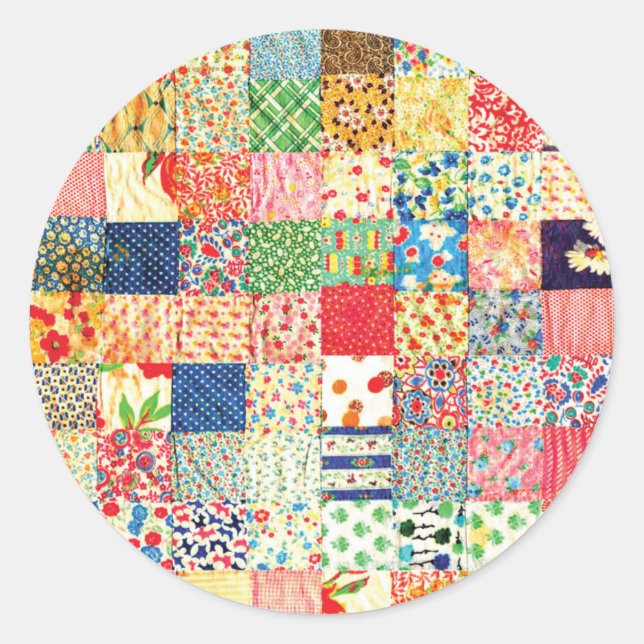 Adesivo Patchwork QWL Quilly COLORFUL PATTERN BACKGROUP HO (Frente)