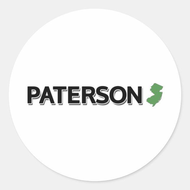 Adesivo Paterson, Nova Jersey (Frente)