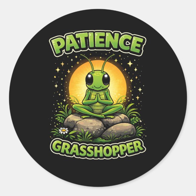 Adesivo Patience Grasshopper (Frente)