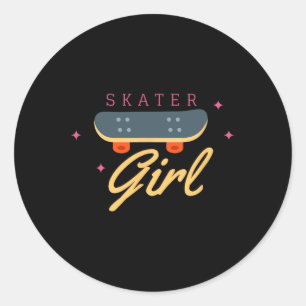 Adesivo Patinador Skate Patinação Para Presente De Menina