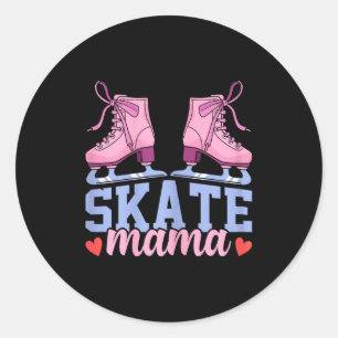 Adesivo Patinadora Mãe Patinação Mama Divertido Inverno Sr