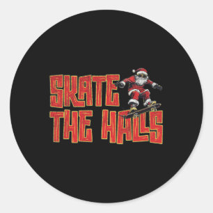 Adesivo Patinar Os Corredores Funny Papai Noel Skate Chris
