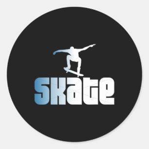 Adesivo Patinar Skate Retro Patinação Skate