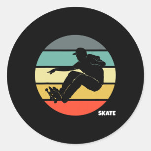 Adesivo Patinar Skateboarding Retro Vintage Skateboarder S