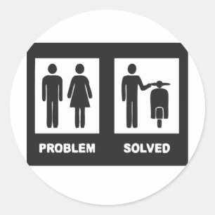 Adesivo Patinete engraçado