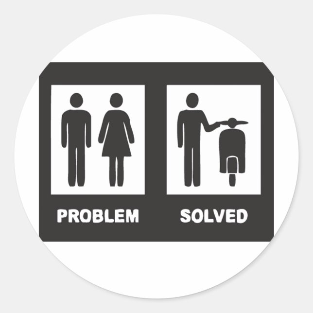 Adesivo Patinete engraçado (Frente)