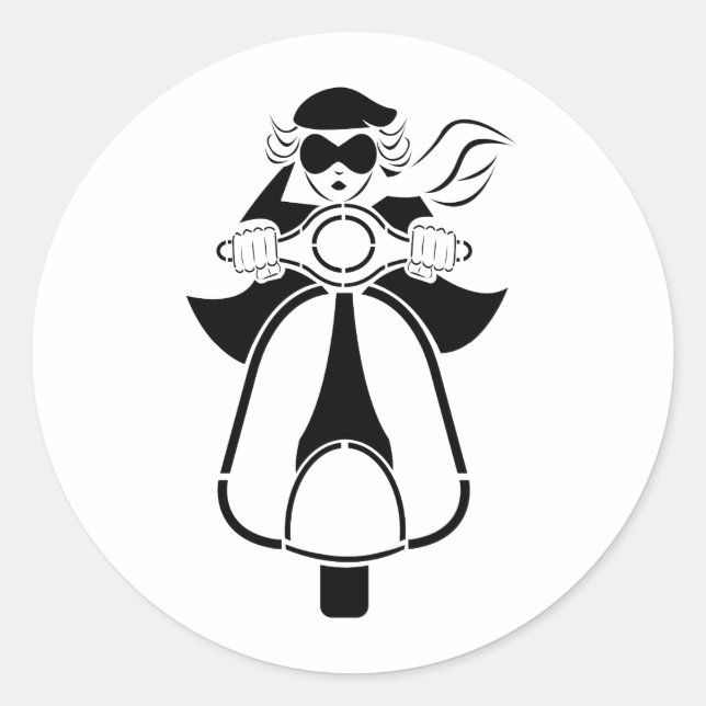 Adesivo Patinete Girl (Frente)