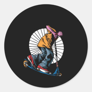 Adesivo Patinete Stunts Kick Patinete Presente