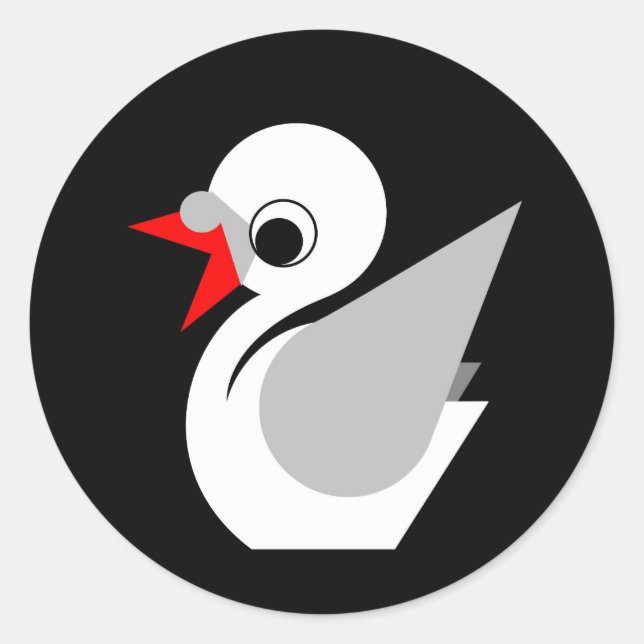 Adesivo Patinho Feio (Frente)