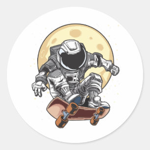 Adesivo Patins Astronauta