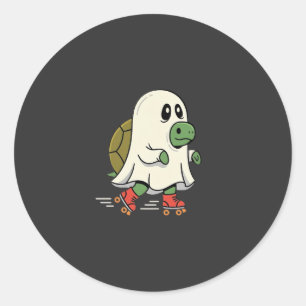 Adesivo Patins de Rolo Ghost Turtle Design de Halloween_1