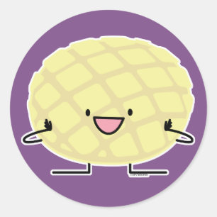 Adesivo Patisserie doce do pão do concha japonês da