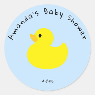 Adesivo Pato Amarelo - Chá de Bebê