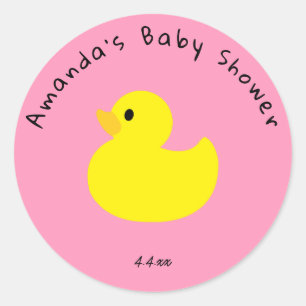 Adesivo Pato Amarelo - Chá de Bebê