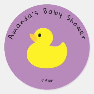 Adesivo Pato Amarelo - Chá de Bebê