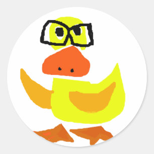 Adesivo Pato bonito que veste a arte dos vidros