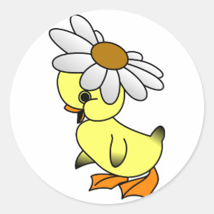 Adesivo Pato da margarida