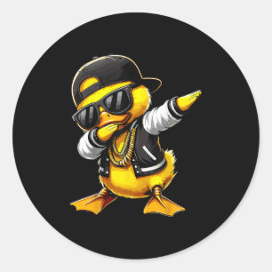 Adesivo Pato Dabbing Engraçado Pato De Borracha Com Pulmõe