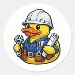 Adesivo Pato de Borracha Engenheiro