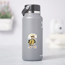 Adesivo Pato de desenho animado caprichoso