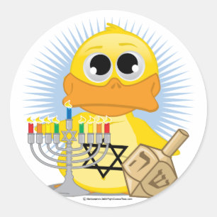 Adesivo Pato de Hanukkah