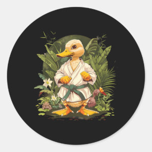 Adesivo Pato de Taekwondo Judo Pato Pato Amante Artes Marc