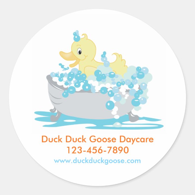 Adesivo Pato Ducky em Pentes Personalizados (Frente)