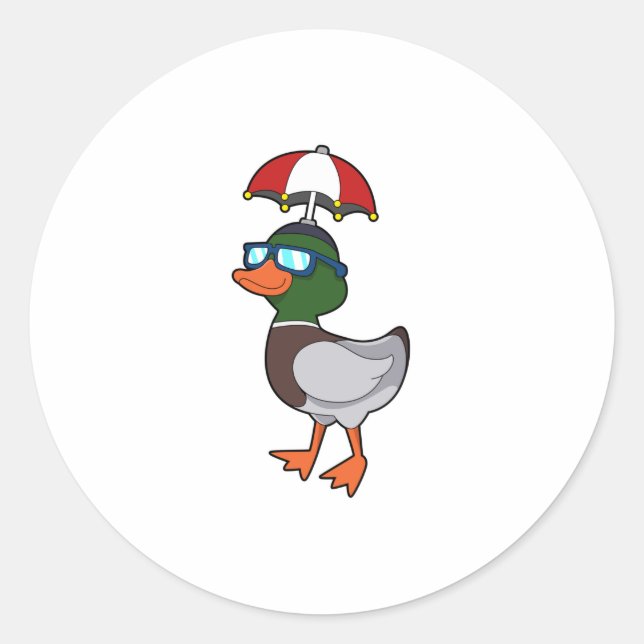 Adesivo Pato em chuva com guarda-chuva.PNG (Frente)
