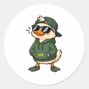 Adesivo Pato Legal Com Capuz