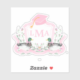 Adesivo Pato Mallard Monograma - Graduação