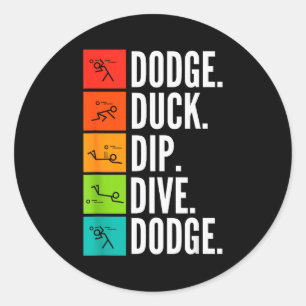 Adesivo Pato mergulho mergulho I Jogos de bola I Dodgeball