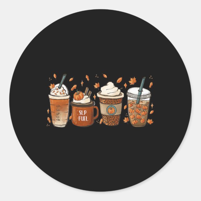 Adesivo Patologista De Língua De Queda Do Café Pumpkin Ha (Frente)