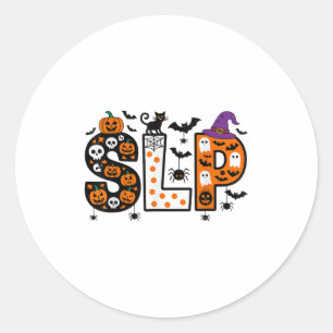Adesivo Patologista de Linguagem de Halloween de Slp _1
