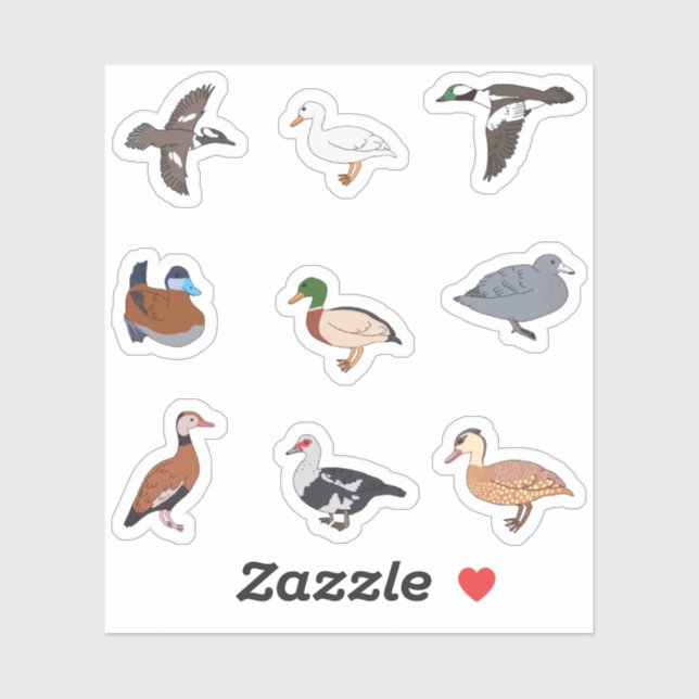 Adesivo Patos (Folha)