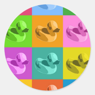 Adesivo Patos de borracha