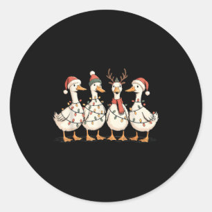Adesivo Patos de Natal Festivos Decoração Alegre Natal Fer