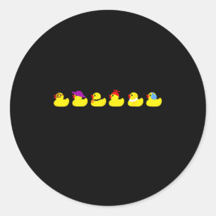 Adesivo Patos Em Fila Piada Engraçada do Pai Humor Fofo Bo