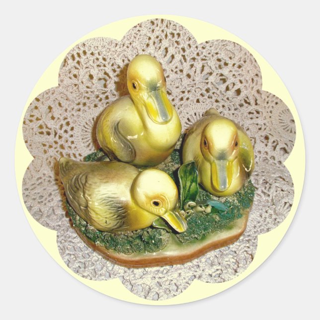 Adesivo Patos Figurinos (Frente)
