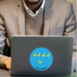 Adesivo Patos Motivacionais Fofos