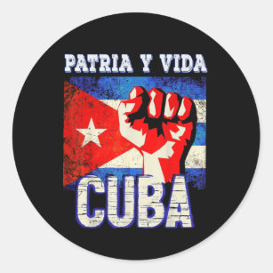 Adesivo Patria y vida sos Cuba