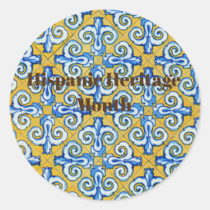 Adesivo Patrimônio Hispânico Mês